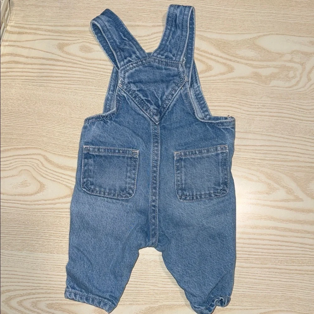 FREE SHIPPING Old Navy Denim Kids Overalls with Embroidered Details